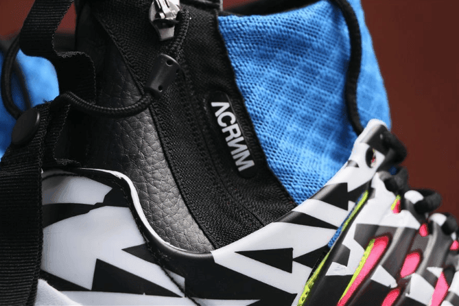 Nike Air Presto Mid Acronym粉蓝白 耐克联名系列机能拉链真标高品质 货号：AH7832-600