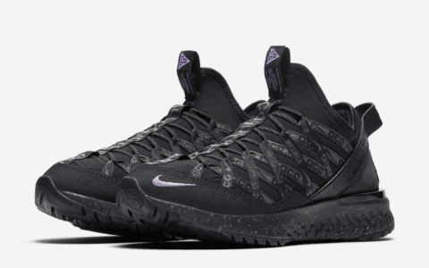 Nike ACG React Terra Gobe将推出全新黑紫配色 货号:BV6344-001
