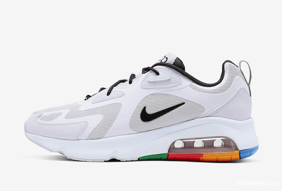 Nike Air Max 200新配色即将登场!彩虹色外底为你驱散阴霾! 货号:AQ2568-002