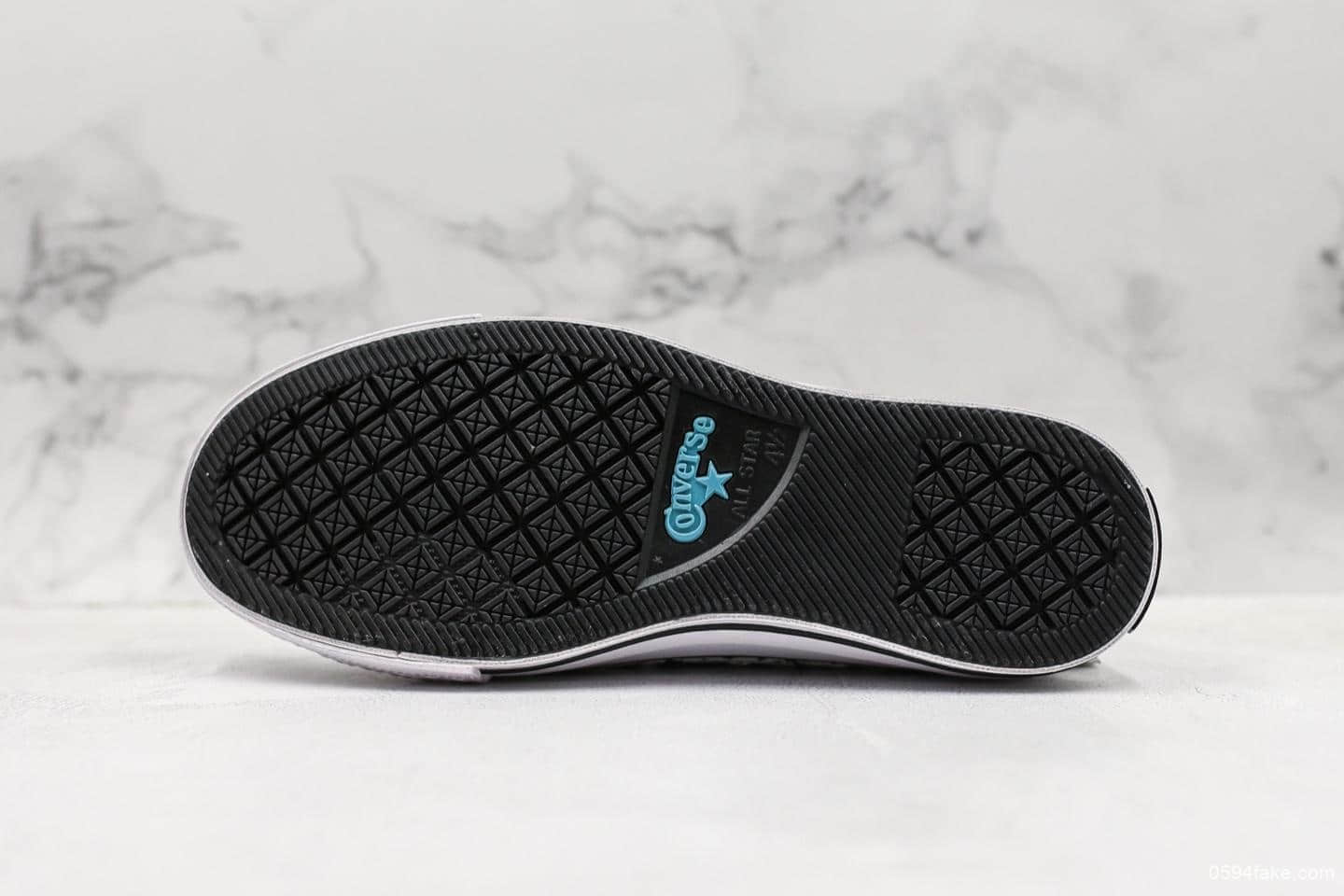 匡威CONVERSE ALL STAR 100 GEOMETRIC HI真标虎扑版本高品质日本三角形彩绘涂鸦周年款高帮帆布鞋 货号:1SC086-87