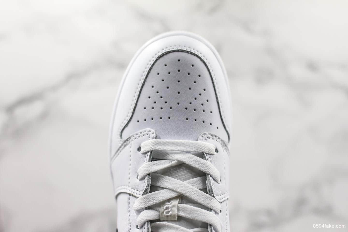 乔丹Air Jordan 1 Low White低帮AJ1真配色出货原鞋开模室内实战篮球鞋 货号:553560-114