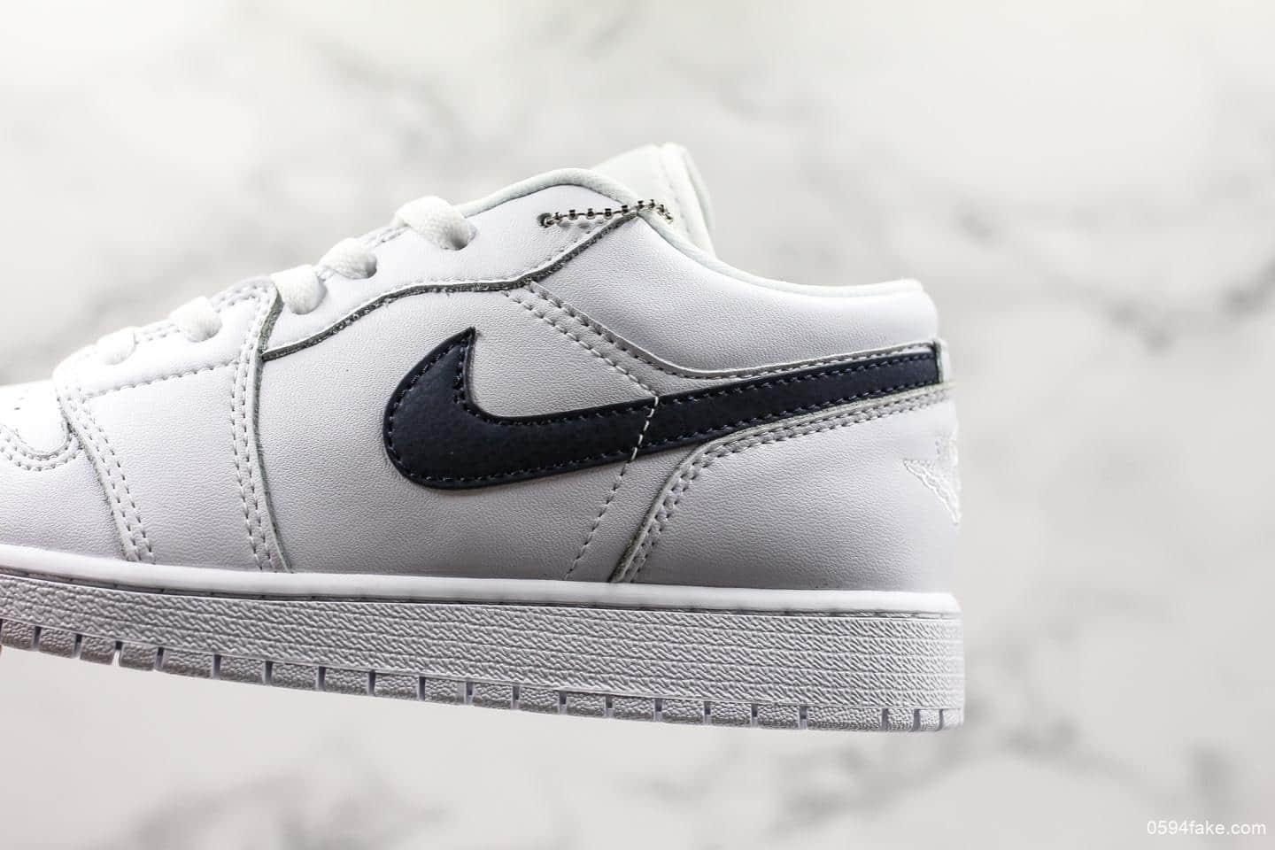 乔丹Air Jordan 1 Low White低帮AJ1真配色出货原鞋开模室内实战篮球鞋 货号:553560-114