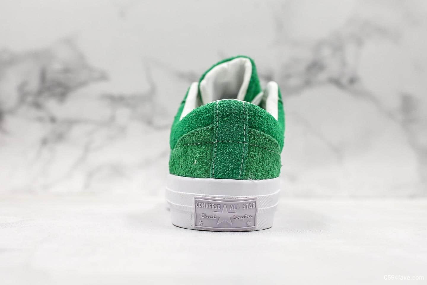 匡威Converse One Star Ox Golf Le Fleur小花联名款稀有配色低帮硫化板鞋原盒真标原厂麂皮结构 货号:160322C