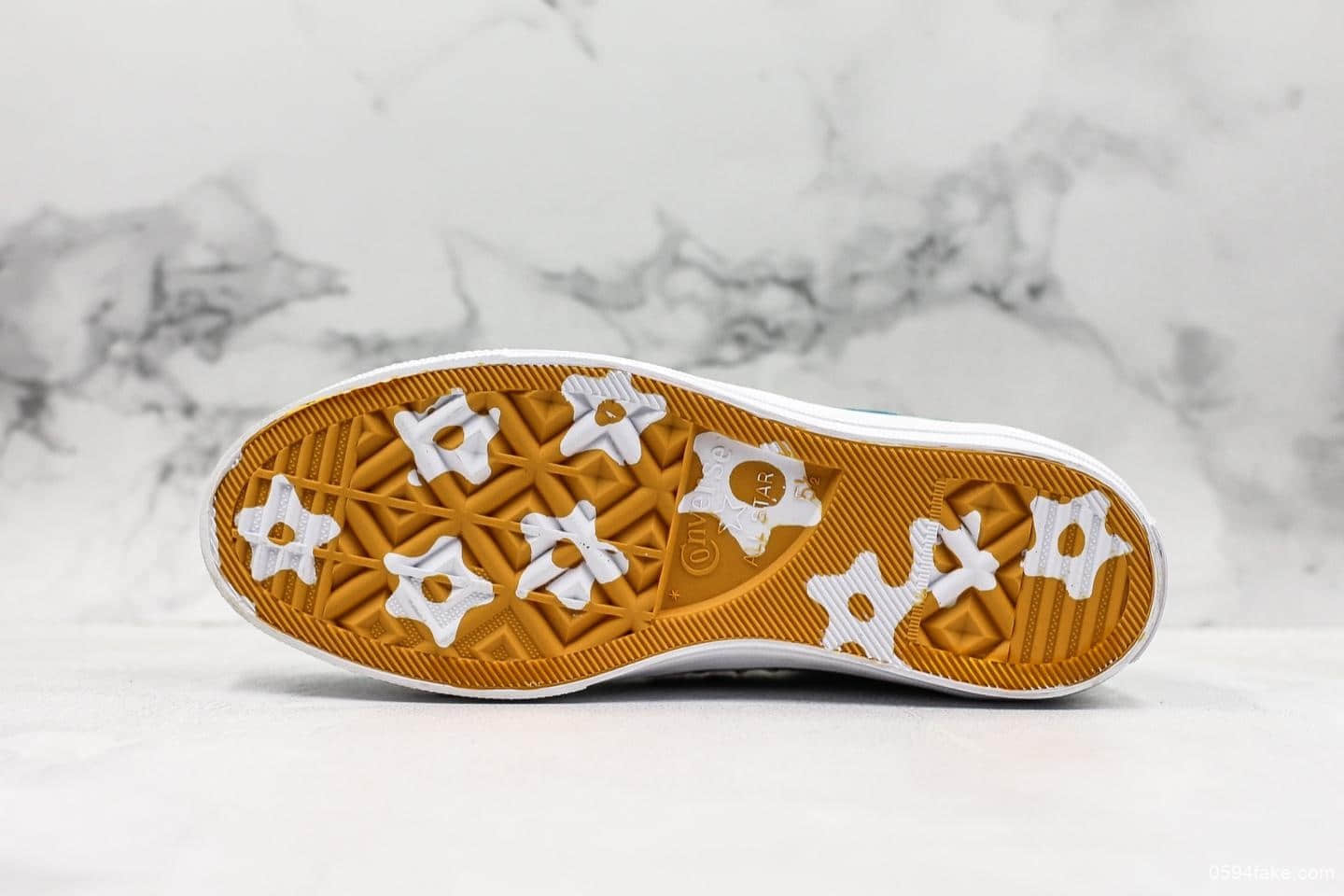 匡威Converse One Star Ox Golf Le Fleur小花联名款稀有配色低帮硫化板鞋原盒真标原厂麂皮结构 货号:160322C