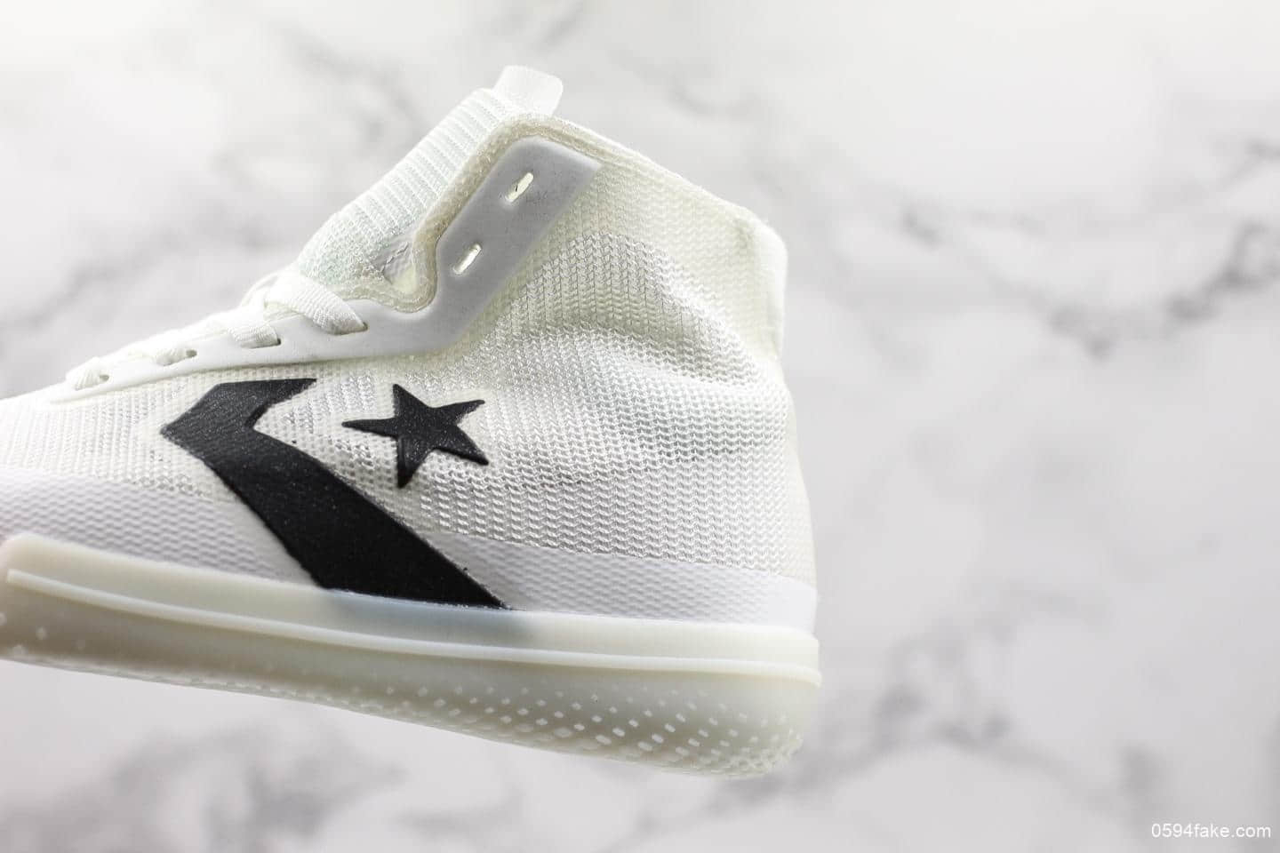 匡威Converse All Star Pro BB Black Silver Orange公司级版本半透明网眼编织鞋面全新回归实战篮球鞋 货号:165655C