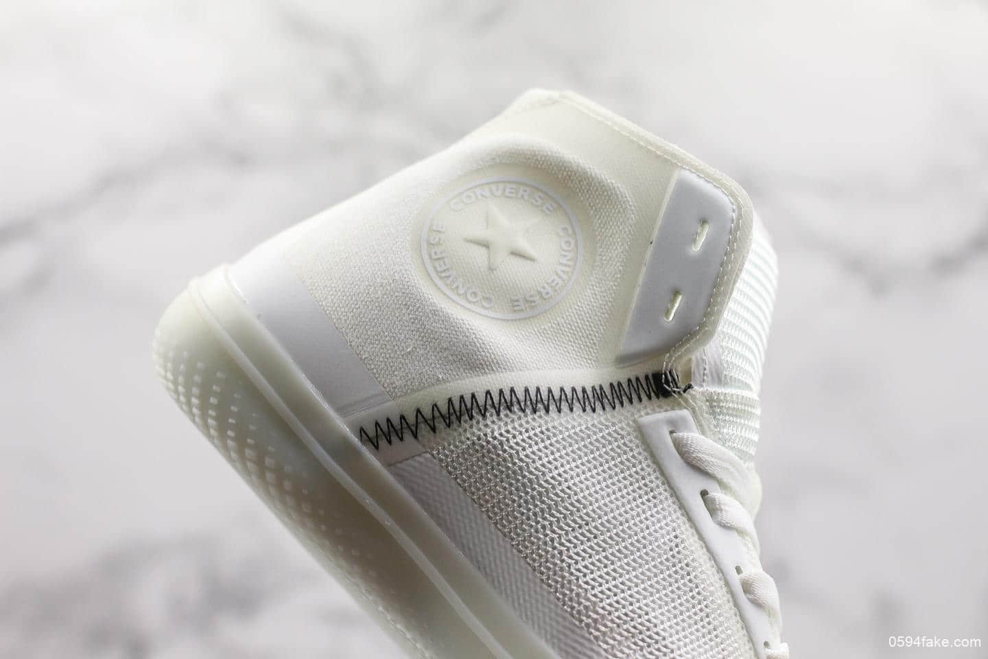 匡威Converse All Star Pro BB Black Silver Orange公司级版本半透明网眼编织鞋面全新回归实战篮球鞋 货号:165655C