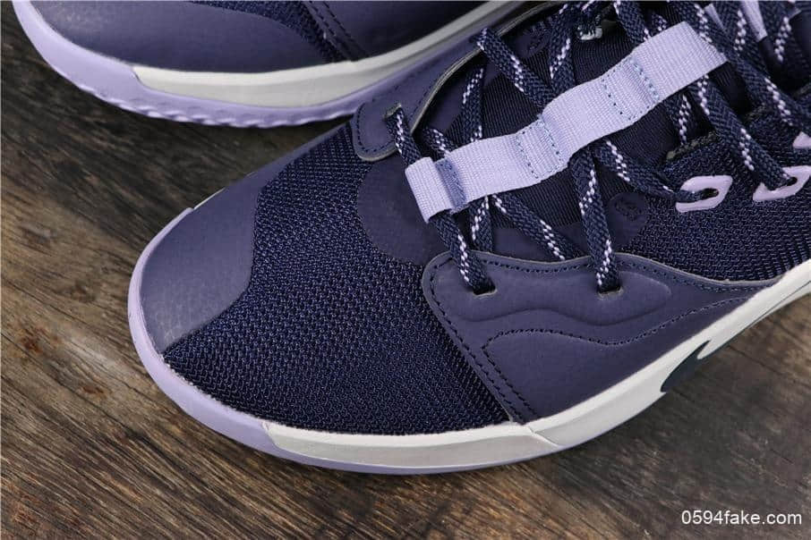 耐克Nike PG3 NASA EP紫罗兰保罗乔治三代宇航员联名配色公司级版本实战篮球鞋 货号:AO2608-901