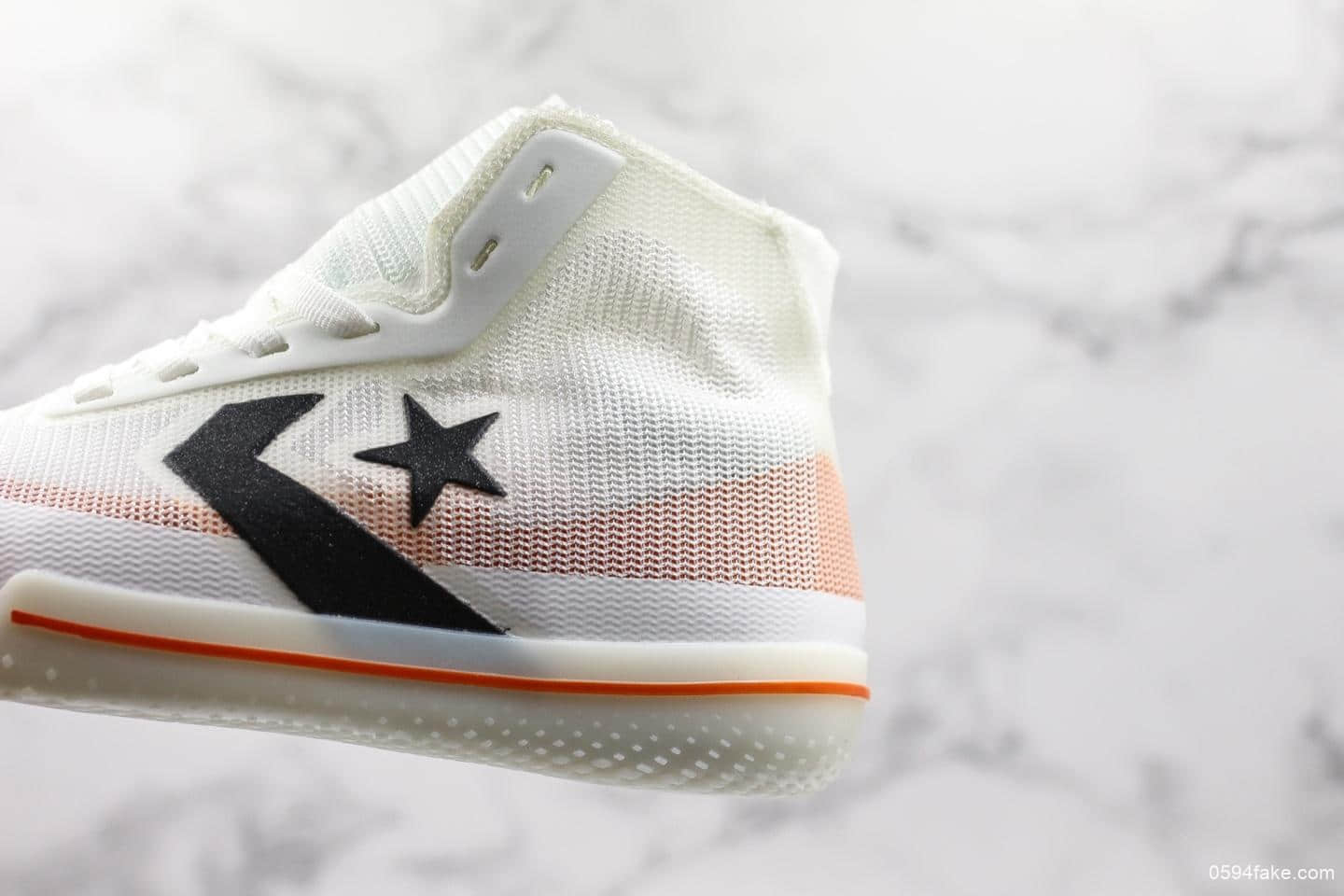 匡威Converse All Star Pro BB Black Silver Orange公司级版本全新出货匡威实战篮球鞋系列内置React缓震 货号:165653C