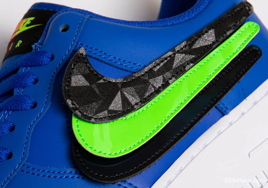 可拆卸式Swooshe!Nike Air Force 1新配色现已发售! 货号:CI0064-400