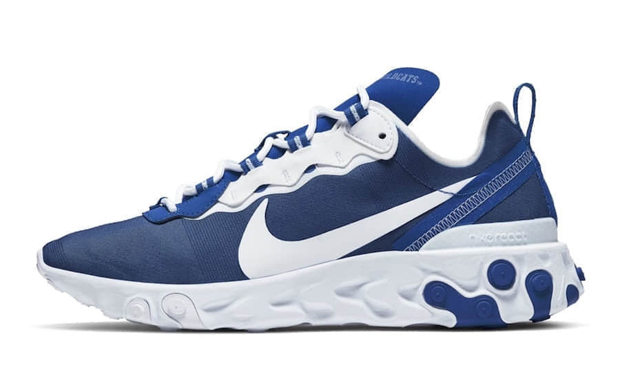 Nike React Element 55“NCAA”系列迎来“Kentucky”配色!此配色预计就在近日内就会发售小伙伴们准备好了吗!