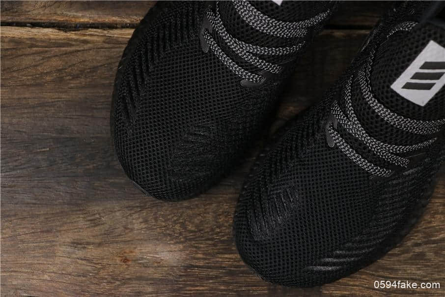 阿迪达斯adidas alphabounce beyond m阿尔法跑鞋全黑公司级带半码高频网面+马牌大底 货号:G54128