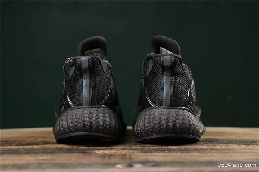 阿迪达斯adidas alphabounce beyond m阿尔法跑鞋全黑公司级带半码高频网面+马牌大底 货号:G54128