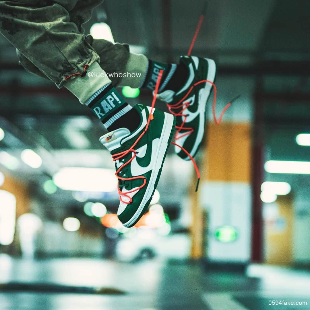 OFF-WHITE x FUTURA x Nike Dunk上脚图曝光!绝对吸睛!