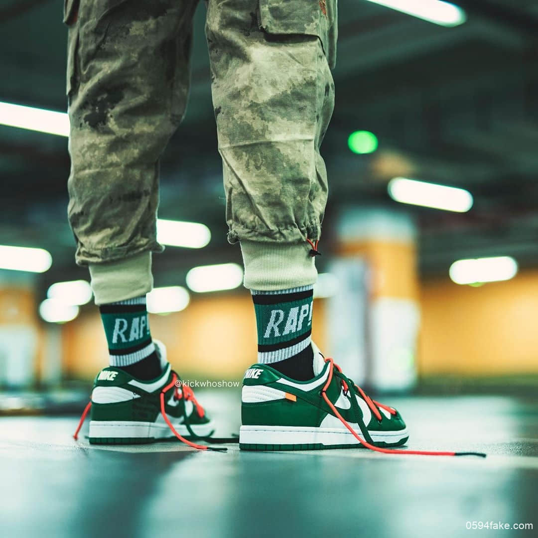 OFF-WHITE x FUTURA x Nike Dunk上脚图曝光!绝对吸睛!
