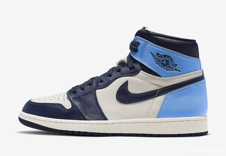 Air Jordan 1 Retro High OG“Obsidian”释出官图!配色真的爱了! 货号:555088-140
