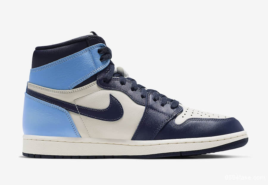 Air Jordan 1 Retro High OG“Obsidian”释出官图!配色真的爱了! 货号:555088-140