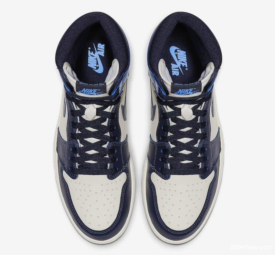 Air Jordan 1 Retro High OG“Obsidian”释出官图!配色真的爱了! 货号:555088-140