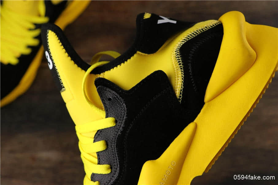 阿迪达斯Adidas Y-3 Kaiwa Chunky Sneakers三本耀司纯原版本凯瓦系列复古百搭轻量老爹鞋 货号:BC0937
