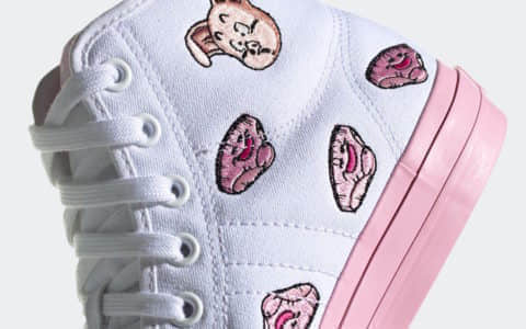 猪猪女孩必备!Dragon Ball Z x adidas Nizza Hi “Oolong”即将发售! 货号:EH3289
