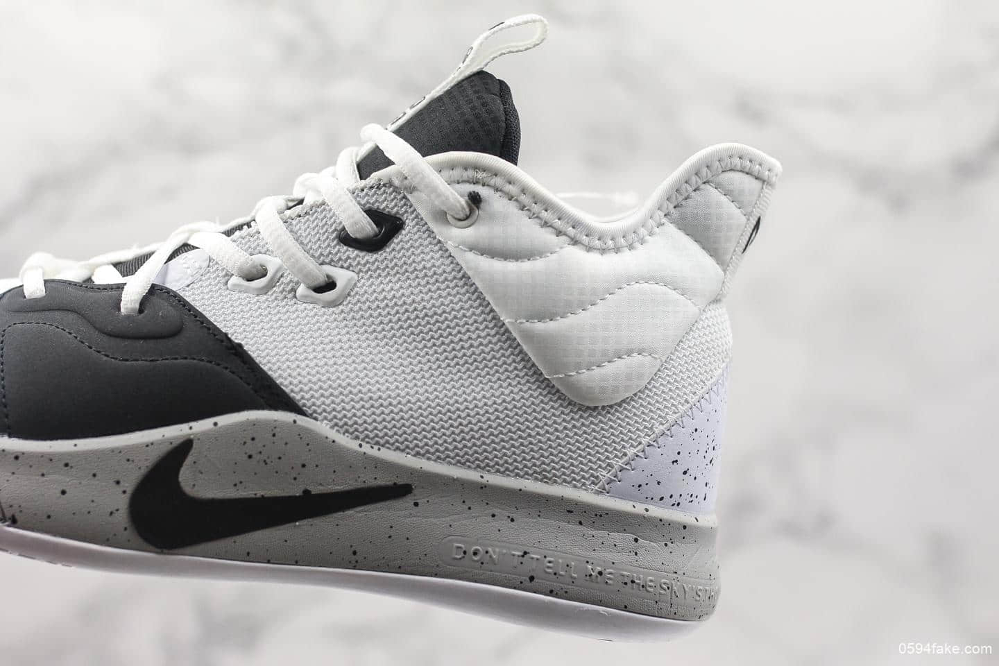 耐克Nike PG3 EP保罗乔治三代纯原版本Zoom气垫实战篮球鞋 货号:AO2608-101