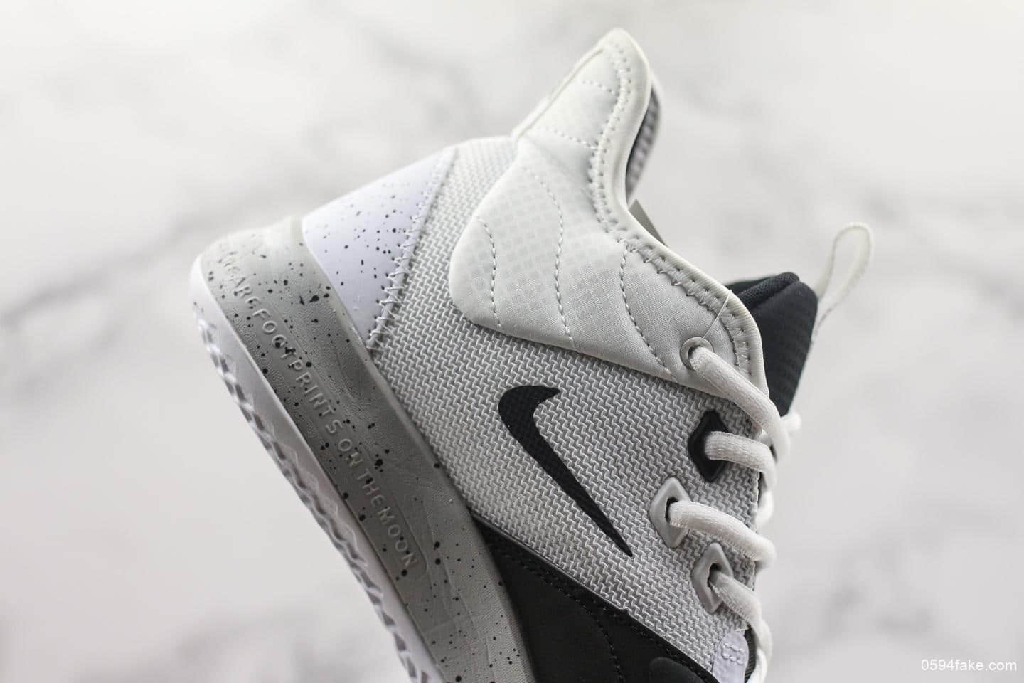 耐克Nike PG3 EP保罗乔治三代纯原版本Zoom气垫实战篮球鞋 货号:AO2608-101