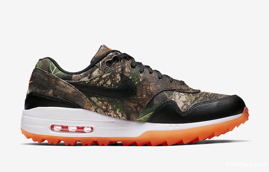 Nike Air Max 1 Golf NRG“Realtree Camo”将于8月22日发售!充满秋冬气息! 货号:BQ4804-210