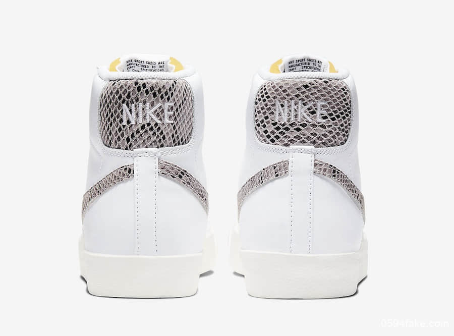 Nike Blazer Mid ’77 Vintage释出新配色!蛇皮纹装饰的Swoosh尽显奢华! 货号:CI1176-101