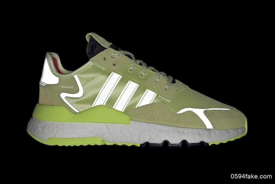 adidas Nite Jogger迎来荧光黄配色!简直太亮眼! 货号:EE5911