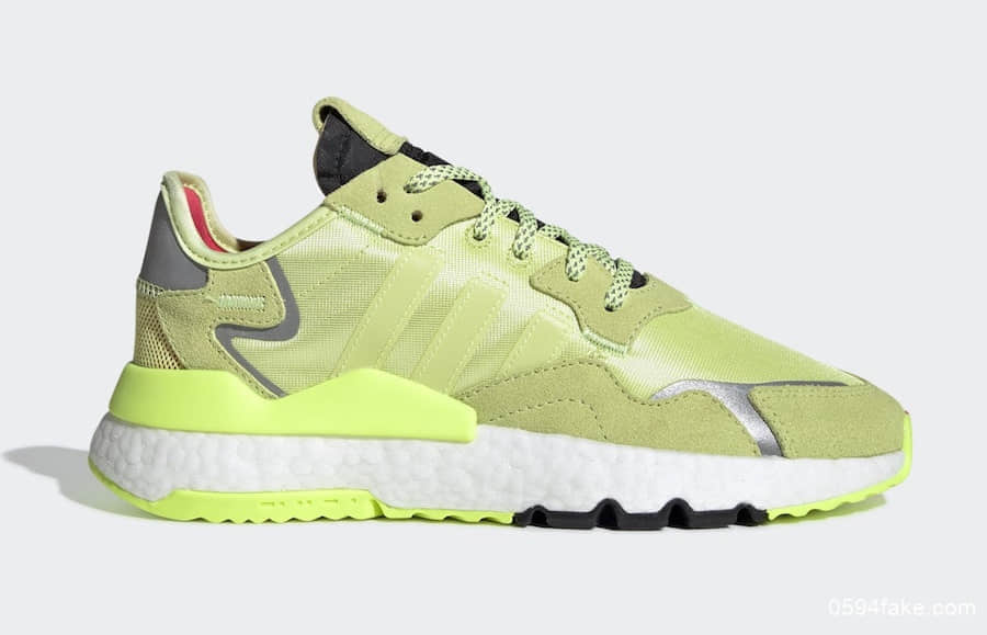 adidas Nite Jogger迎来荧光黄配色!简直太亮眼! 货号:EE5911