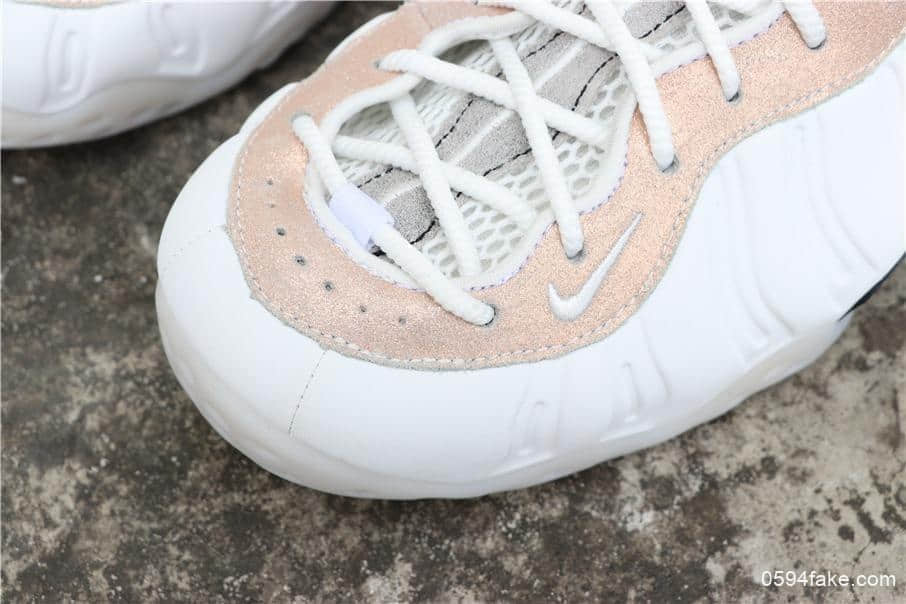 耐克Nike Wmns Air Foamposite One Summit WhiteNBA球星安芬尼·哈达威签名喷泡一代中帮休闲运动文化篮球鞋白银大理石喷奶茶喷泡 货号:AA3963-101