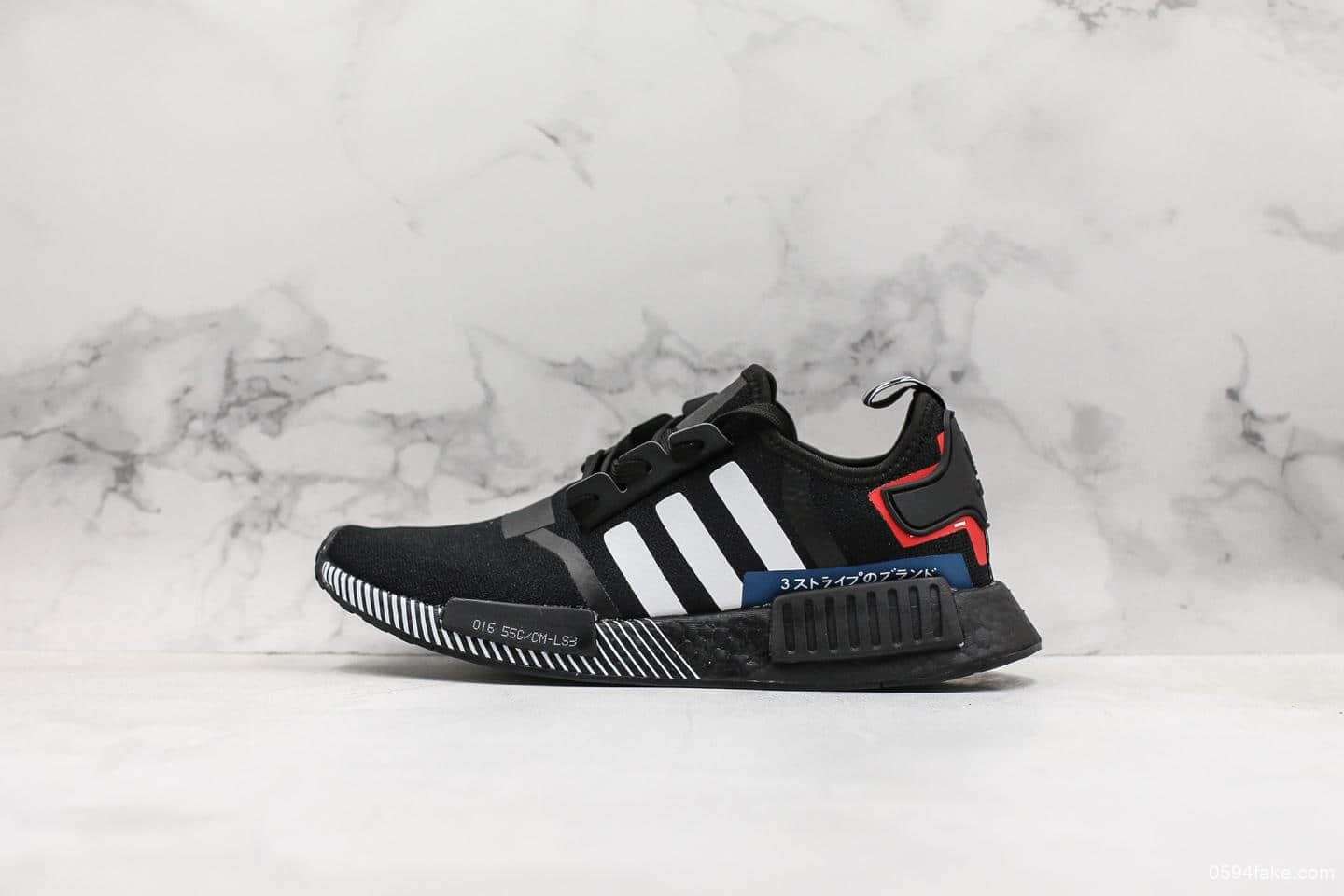 阿迪达斯Adidas NMD R1公司级版本专柜同步休闲运动原厂巴斯夫大底高密度弹性针织鞋面首发新配色 货号:EF1734