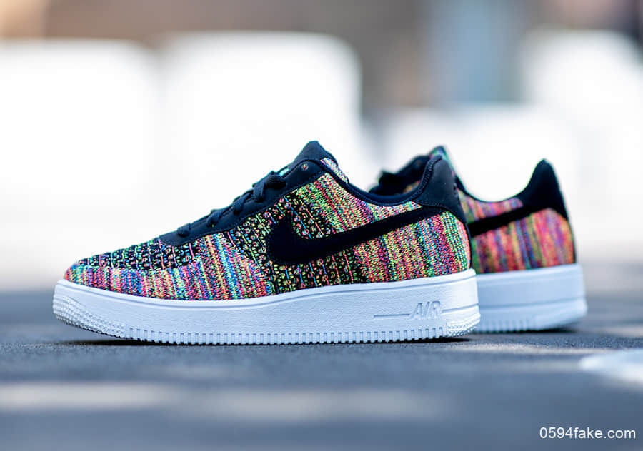 Nike Air Force 1 Flyknit 2.0这个新配色简直让人眼花缭乱! 货号:BV0063-002