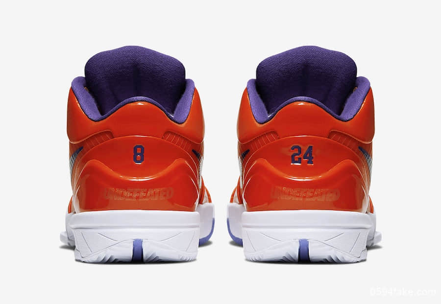 活力满满橙色系!Undefeated x Nike Kobe 4 Protro“Suns”即将发售! 货号:CQ3869-800