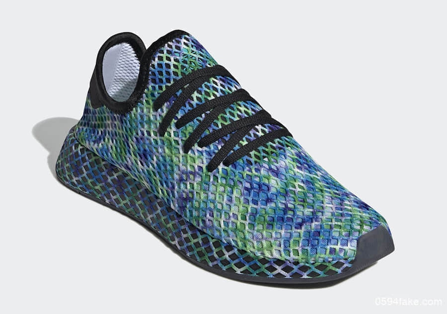adidas Deerupt新配色释出!蓝绿色鞋面看起来超梦幻! 货号:EE5671