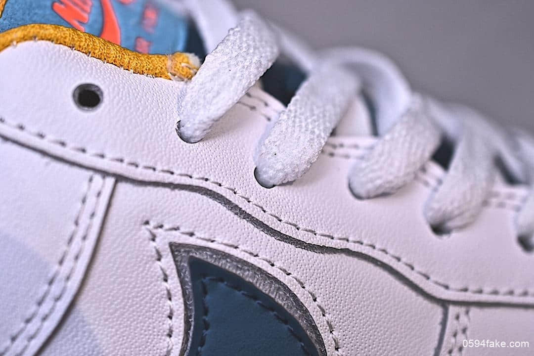 耐克Nike Air Force 1'07 Lv8公司级版本空军一号串标休闲板鞋内附红蓝两幅鞋带内置气垫 货号:CD7339-100