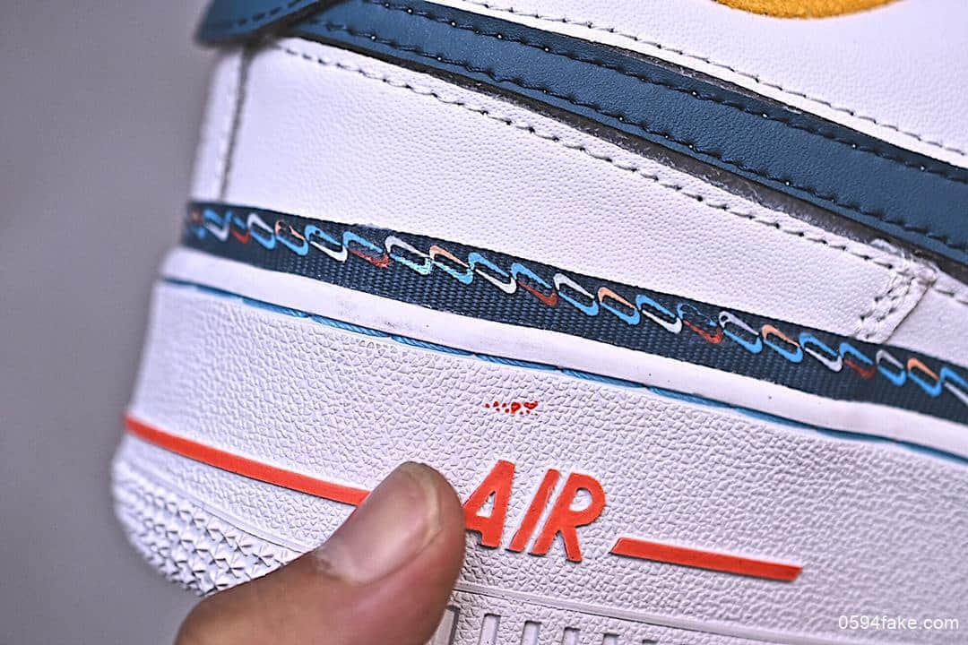 耐克Nike Air Force 1'07 Lv8公司级版本空军一号串标休闲板鞋内附红蓝两幅鞋带内置气垫 货号:CD7339-100
