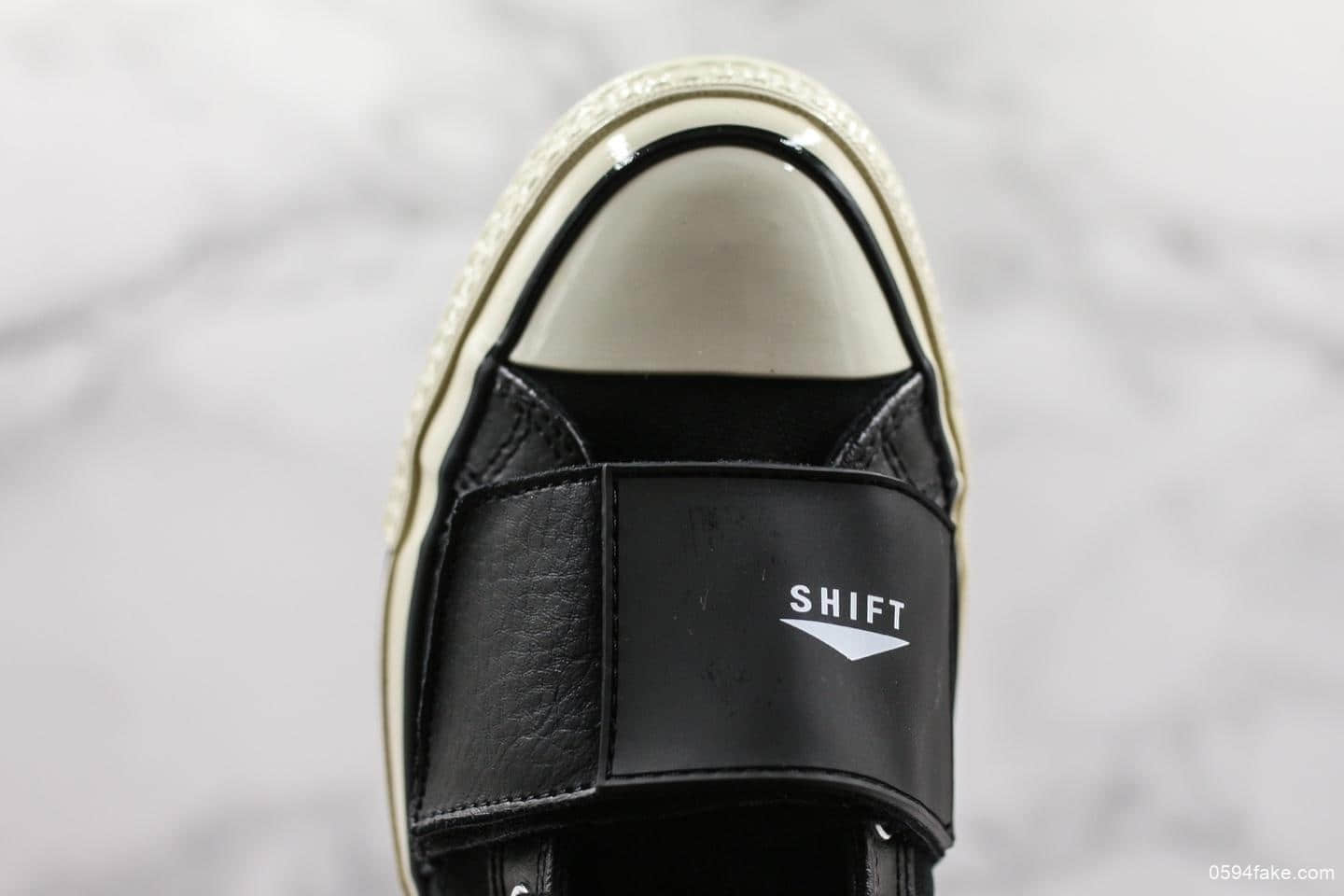 匡威Neighborhood x Converse Chuck Taylor 70s Hi联名款高帮硫化板鞋魔术贴高黑白真标品质明星同款 货号:158602C