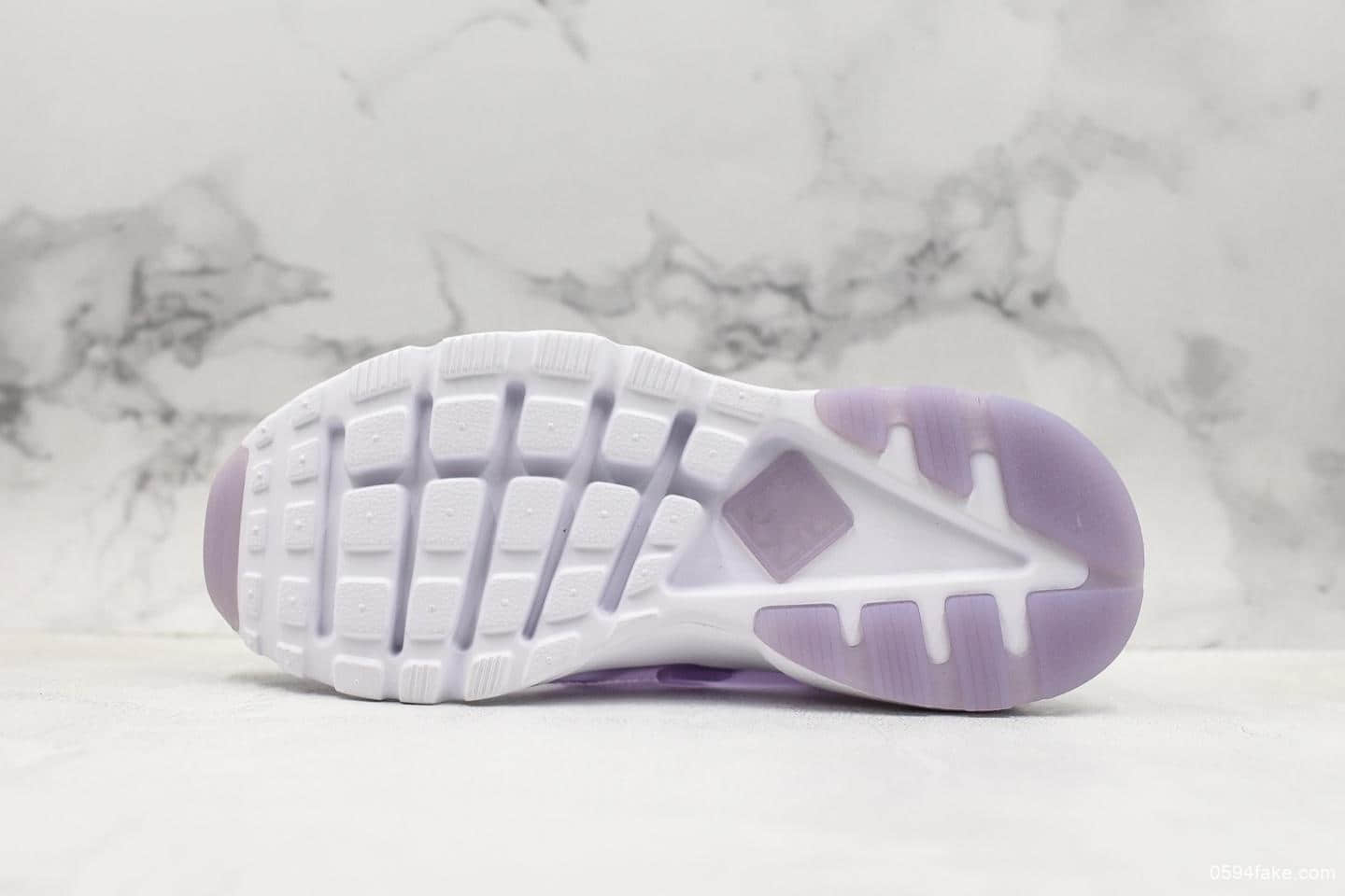 耐克Nike Air Huarache Run Premium 4代华莱士复古慢跑鞋公司级版本紫色网纱半透明新款配色 货号:875868-005