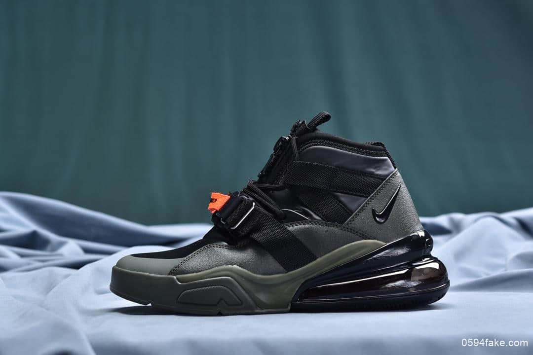 耐克Nike Air Force 270 Utility高帮空军机能半掌气垫拉邦二代运动鞋公司级版本区别市面通货版本 货号:AQ0572-040