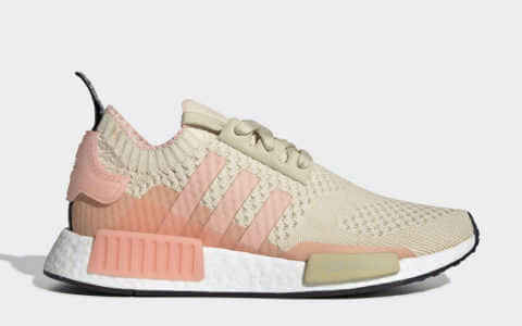 粉嫩又清新!这双adidas NMD R1女孩子一定要pick! 货号:EE6434