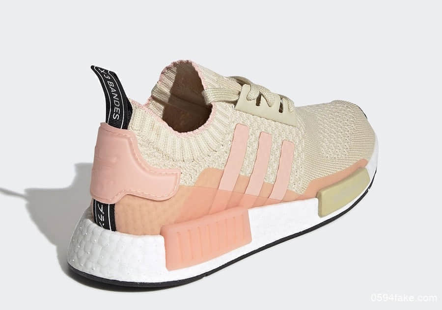 粉嫩又清新!这双adidas NMD R1女孩子一定要pick! 货号:EE6434