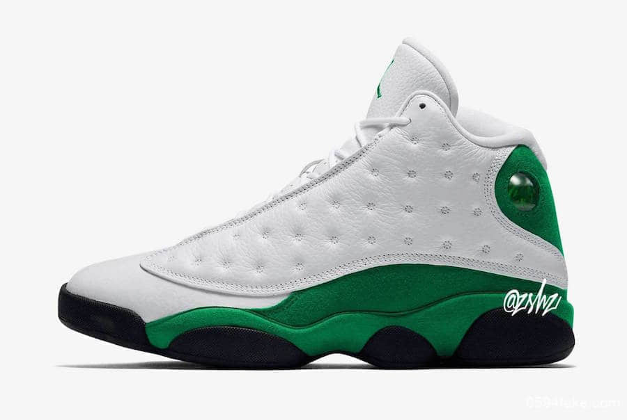 清新白绿配色!Air Jordan 13“Lucky Green”将于2020年推出! 货号:414571-113