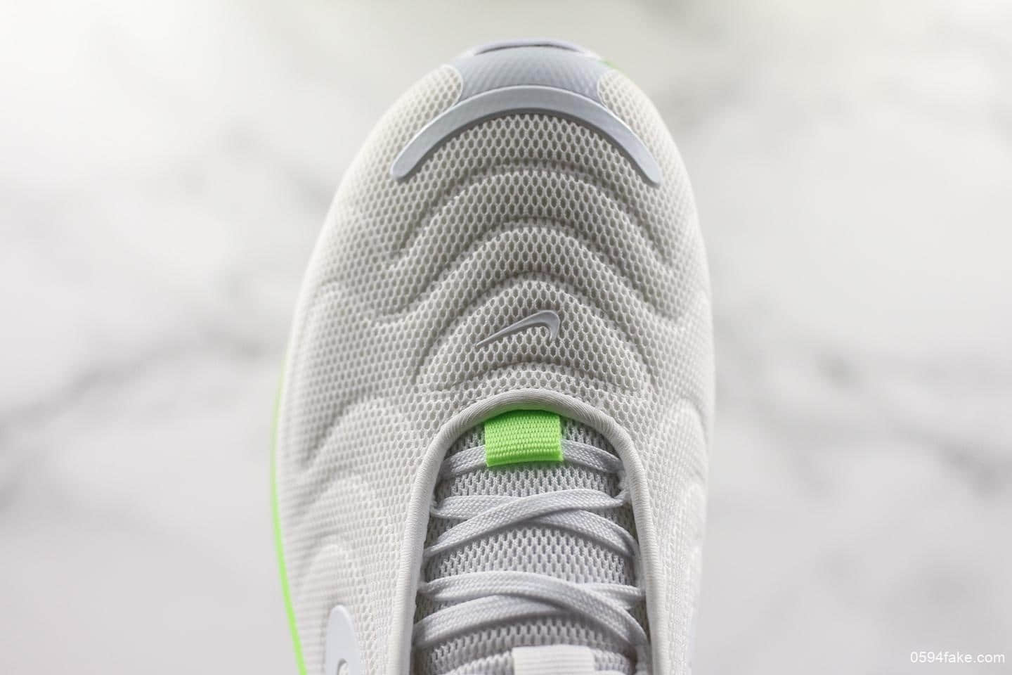 耐克Nike Air Max 720白荧光绿公司级版本独家首发官方全新释出全掌一体式设计真实气压客供原厂气垫大底 货号:AR9293-104