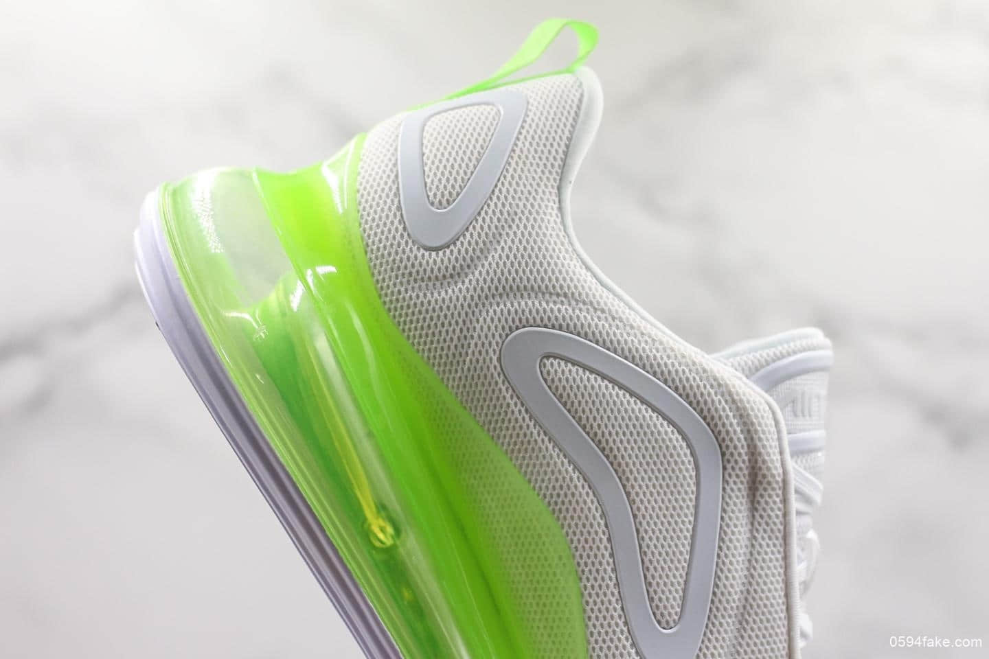 耐克Nike Air Max 720白荧光绿公司级版本独家首发官方全新释出全掌一体式设计真实气压客供原厂气垫大底 货号:AR9293-104