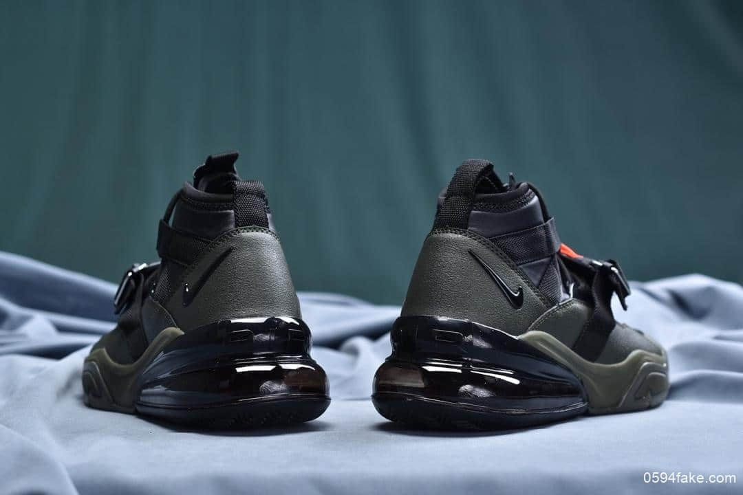 耐克Nike Air Force 270 Utility高帮空军机能半掌气垫拉邦二代运动鞋公司级版本区别市面通货版本 货号:AQ0572-040