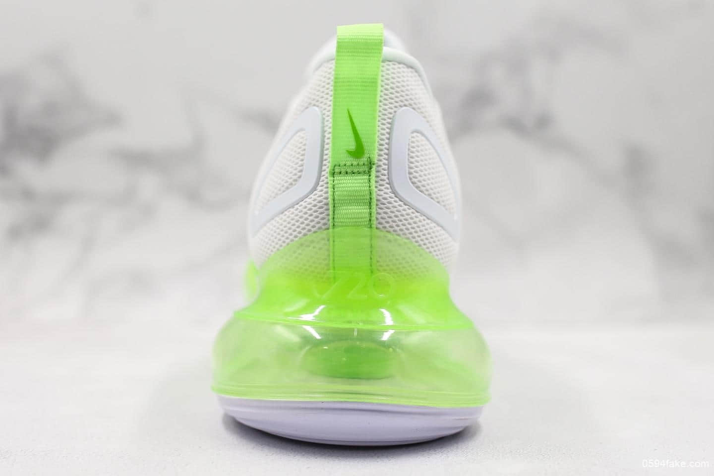 耐克Nike Air Max 720白荧光绿公司级版本独家首发官方全新释出全掌一体式设计真实气压客供原厂气垫大底 货号:AR9293-104