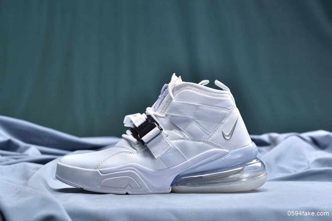 耐克Nike Air Force 270 Utility公司级版本高帮空军机能运动鞋拉链二代半掌气垫原标原盒 货号:AQ0572-010