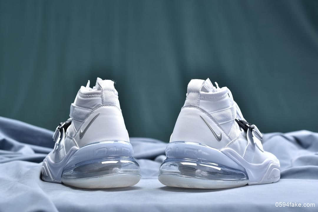 耐克Nike Air Force 270 Utility公司级版本高帮空军机能运动鞋拉链二代半掌气垫原标原盒 货号:AQ0572-010