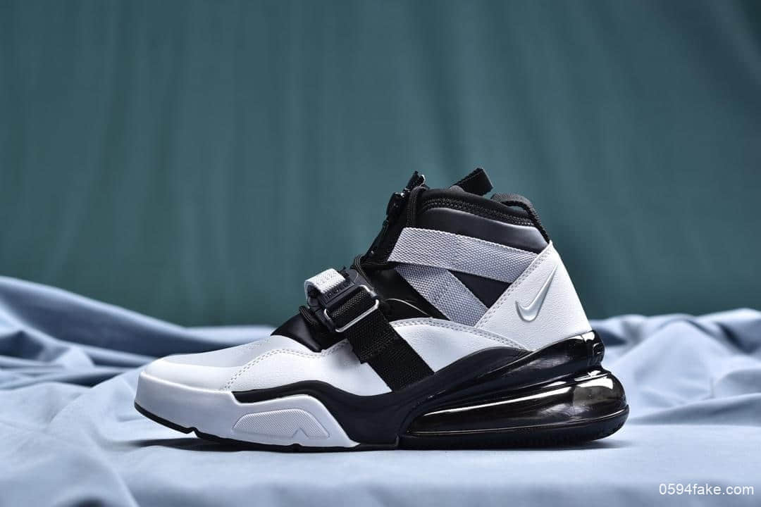 耐克Nike Air Force 270 Utility拉链二代公司级高帮空军机能后半掌气垫慢跑鞋 货号:AQ0572-003