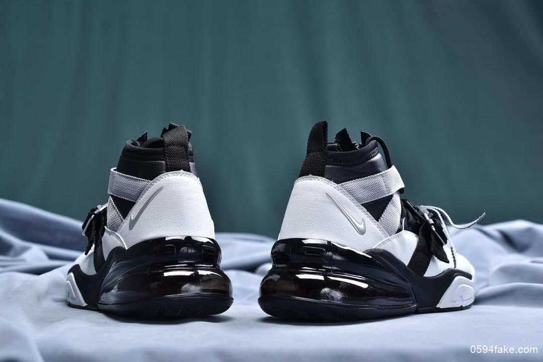 耐克Nike Air Force 270 Utility拉链二代公司级高帮空军机能后半掌气垫慢跑鞋 货号:AQ0572-003